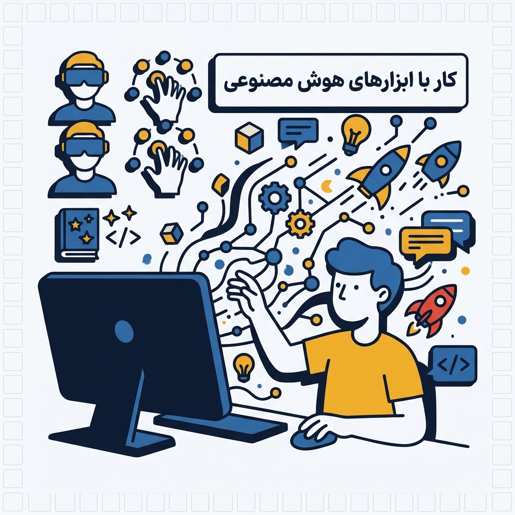 کار با ابزارهای هوش مصنوعی